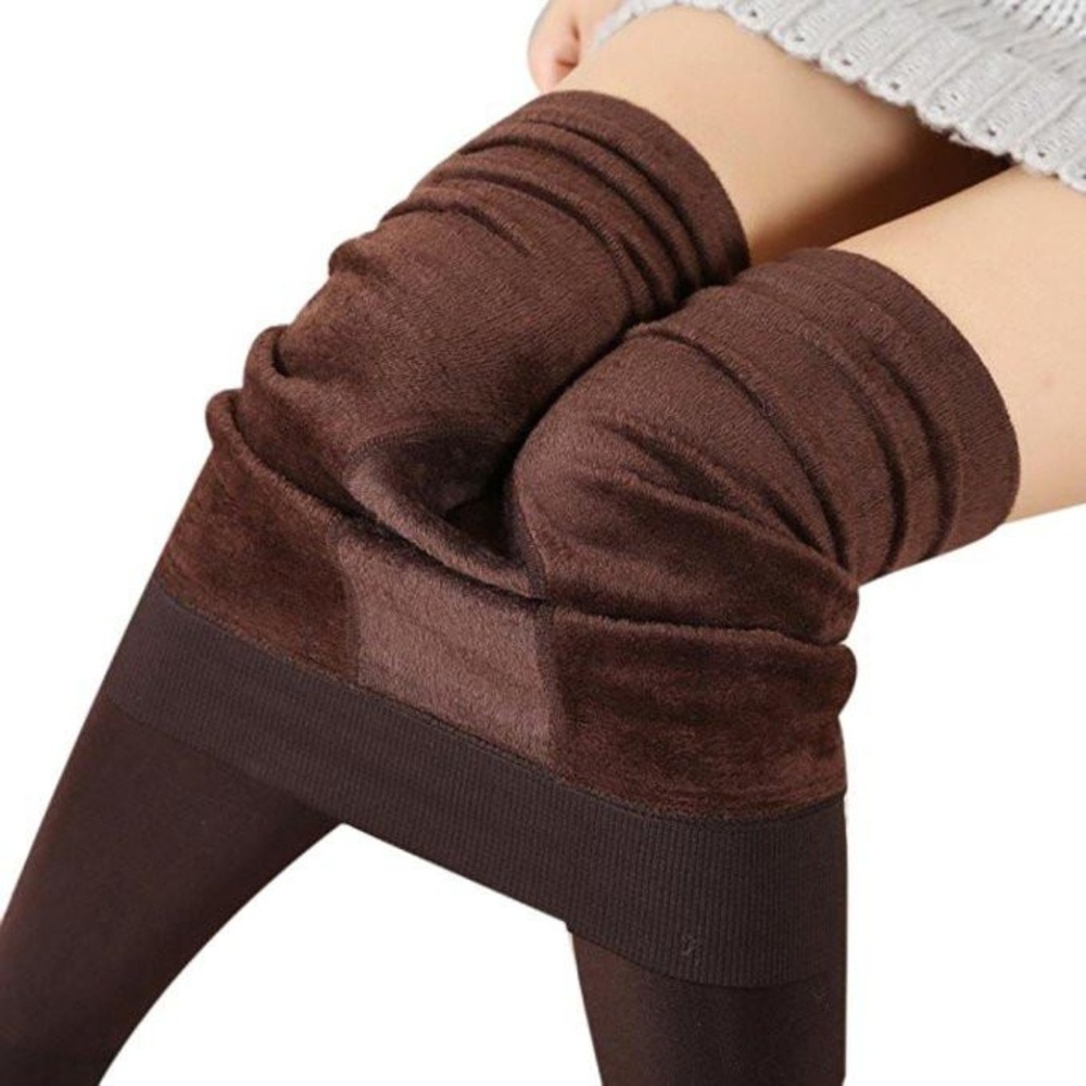 MEDEA FLEECE LINED LEGGINGS (COFFEE)